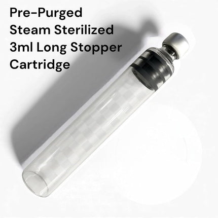 3mL Pen Cartridge 20 Pack - NEW Upgraded EASYLOAD PRE-PURGED 3mL STEAM STERILIZED Research Pen Cartridges – Single-Use NO Venting Required - Pen-Depot.com by ENDURAPEP (20)