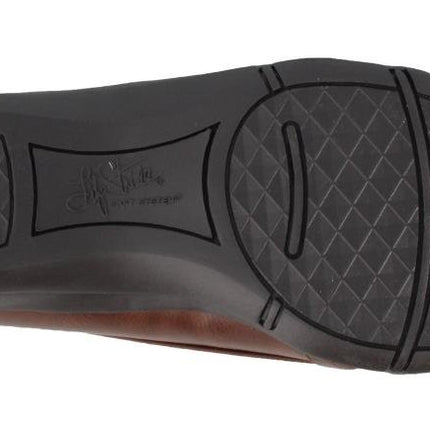 LifeStride Women's Diverse Ballet Flat, Dark Tan, 9.5 Wide