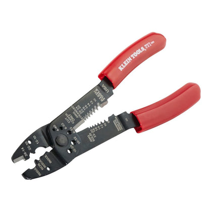 Klein Tools 1001 Multi Tool, Made in USA, Wire Stripper/Wire Cutter/Crimper for 8-22 AWG, Multi-Purpose Electrician Tool is 8.5-Inch Long