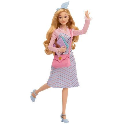 Mattel Wicked, Glinda Fashion Doll at Shiz University, Blonde Hair, School Uniform with Accessories