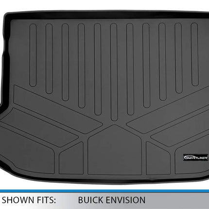 Tapis de coffre toutes saisons SMARTLINER, sur mesure, noir pour Buick Envision 2016-2019