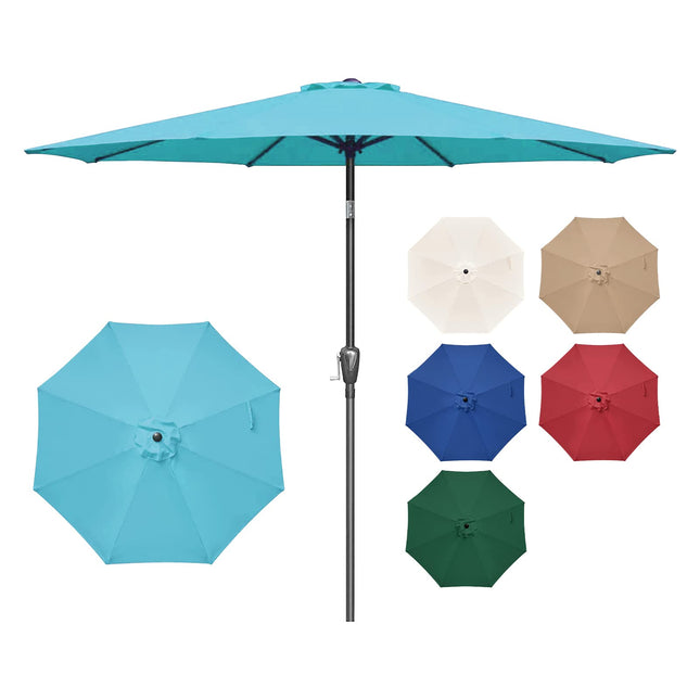 Simple Deluxe 9' Patio Umbrella Outdoor Table Mark