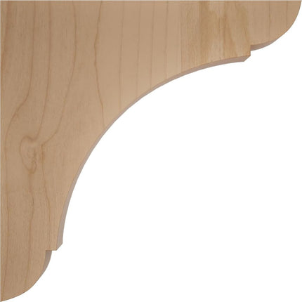 Ekena BKTW01X06X06OLAL 1 3/4-Inch Width x 6-Inch Depth x 6-Inch Height Small Olympic Wood Bracket - Alder