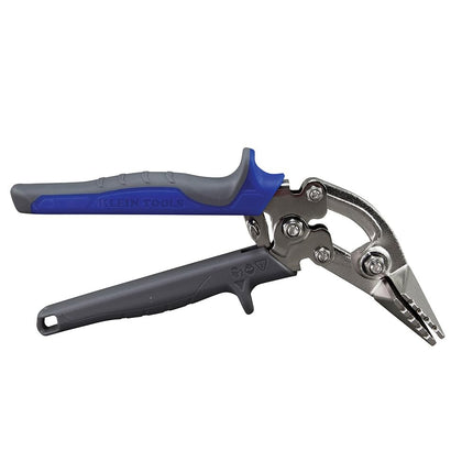 Klein Tools 86524 Engatilladora de mano, engatilladora de metal descentrada tiene mordaza de 7.6 cm, dobla acero de calibre 22 y acero inoxidable de calibre 24