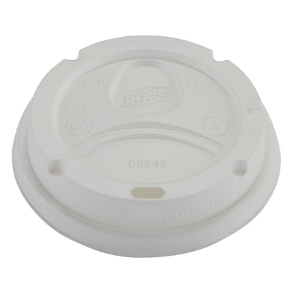 Dixie PerfecTouch Paper Hot Cups and Lids Combo, 10 oz, Multicolor, 50 Cups/Lids/Pack