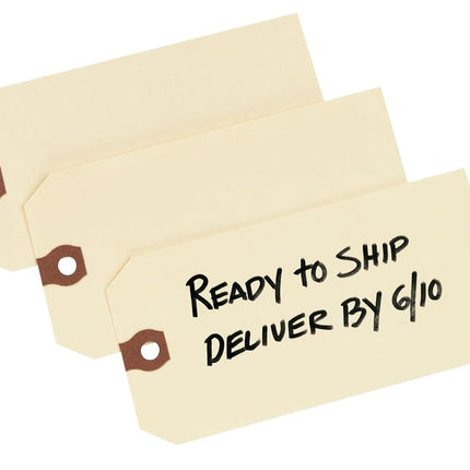 Avery Manila "G" Shipping Tags, Unstrung, Pack of 1000, 6.25 x 3.125 Inches (12308)