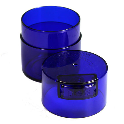 Tightpac America Inc Minivac 1-Ounce Vacuum Sealed Dry Goods Storage Container, Cobalt Tinted (TV1-CBT)