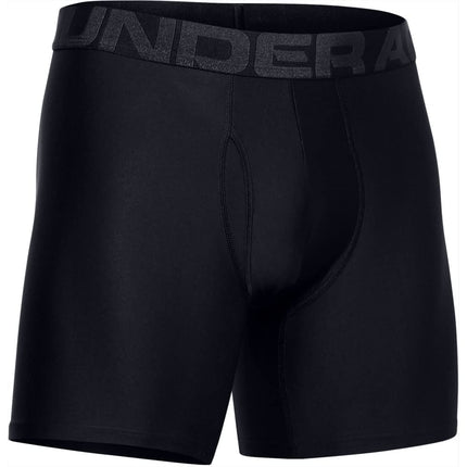 Under Armour Bóxer Tech de 15 cm para hombre, paquete de 2, negro (001)/negro, 5XL, negro (001)/negro, 5XL