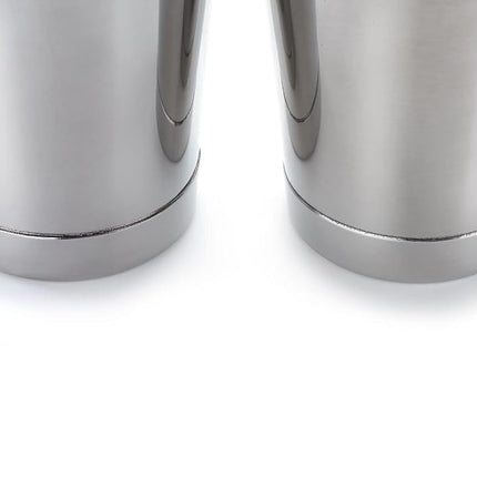 Barfly Skull Cocktail Shaker Tin Set (18 oz and 28 oz),Stainless Steel, Skull,M37009SKU