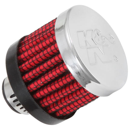 K&N Vent Air Filter/ Breather: High Performance, Premium, Washable, Engine Filter: Flange Diameter: 0.3125 In, Filter Height: 1.125 In, Flange Length: 0.4375 In, Shape: Breather, 62-2470