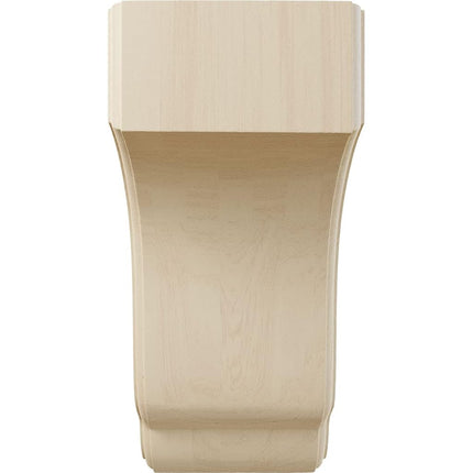 Ekena COR04X05X10CPRW 4 3/4-Inch Width x 5 1/2-Inch Depth x 10-Inch Height Capistrano Mission Corbel - Rubber Wood