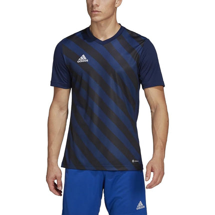 adidas Men's Entrada 22 Jersey, Team Navy Blue/Black, S