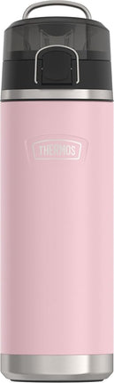 Thermos ICON Series by Stainless Steel Water Bottle with Spout 24 Ounce, Sunset Pink
