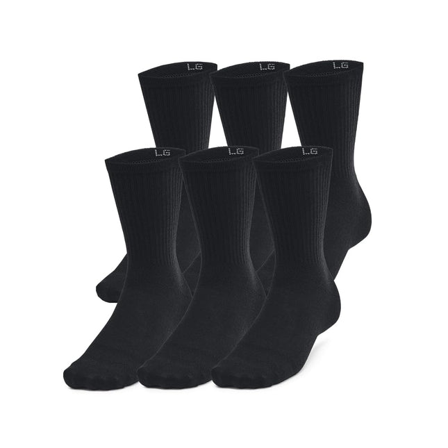 Under Armour Unisex Essential 6pk Crew, Ultra-Thin