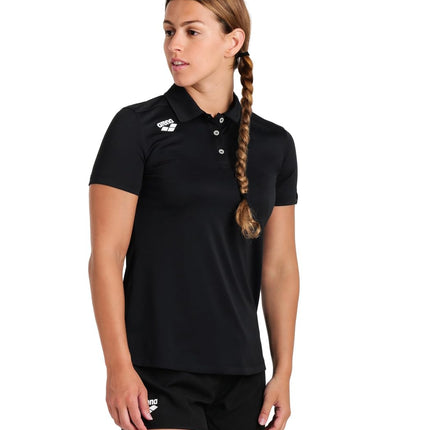 ARENA Women's Solid T-Shirt, Black, XS