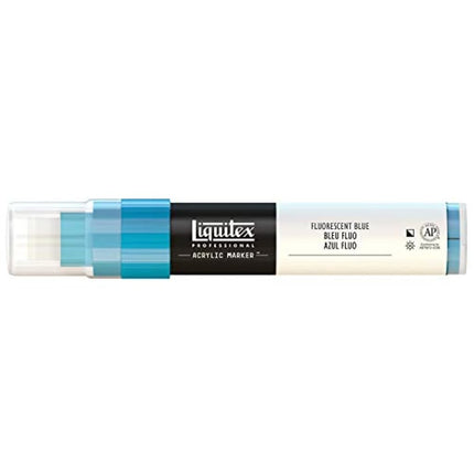 Marcador ancho de pintura Liquitex Professional, azul fluorescente