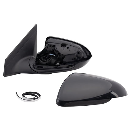 TRQ Left Mirror Compatible with 2017-2020 Hyundai Elantra
