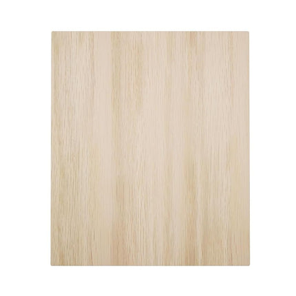 5 1/2"W x 6 1/2"H x 1"P Americraft Solid Hardwood Stain Grade Smooth Plinth Block with Squared Edge, White Oak