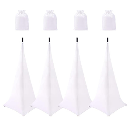 4 Pack Speaker Stand Cover Tripod Scrim, DJ Speake