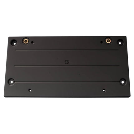 TRQ Front License Plate Bracket Black Compatible w