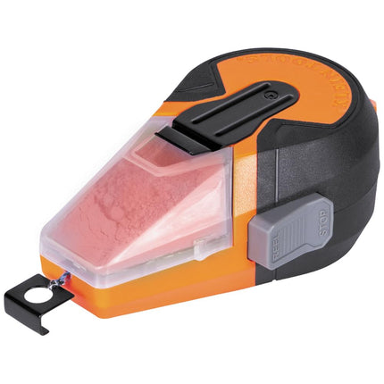 Klein Tools CHLK50R Chalk Line Tool, 50-Foot Auto-Retracting Reel, Mess-Free Refill, Includes 1.2-Oz Red Chalk