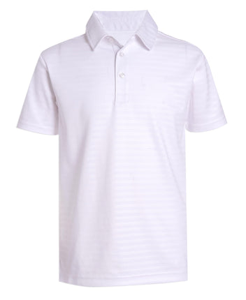 Nautica Boys' Active Short Sleeve Polo Shirt, Butt