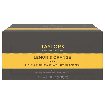 Taylors of Harrogate Wrapped Tea Bags, Lemon and O