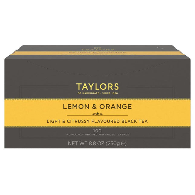 Taylors of Harrogate Wrapped Tea Bags, Lemon and O