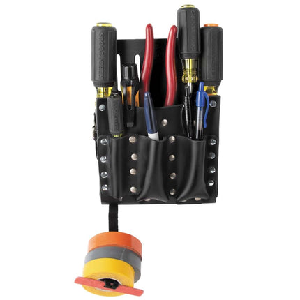 Klein Tools 5190 Leather 10-Pocket Tool Pouch
