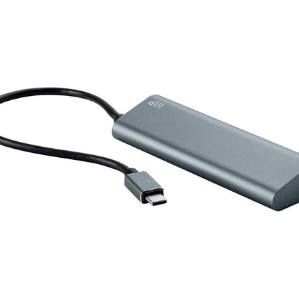 Monoprice 114908 4 Port USB-C Hub - Aluminum, SuperSpeed Transfer Rates, Compatible with Apple MacBook, Google Chromebook & More