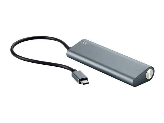 Monoprice 114908 4 Port USB-C Hub - Aluminum, Supe