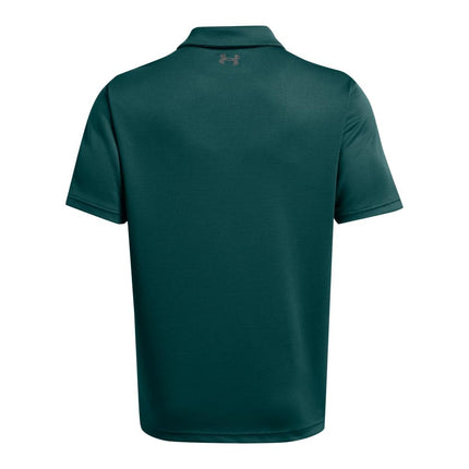 Polo de golf Under Armour Tech para hombre, (449) Hydro Teal / / Pitch Gray, XS