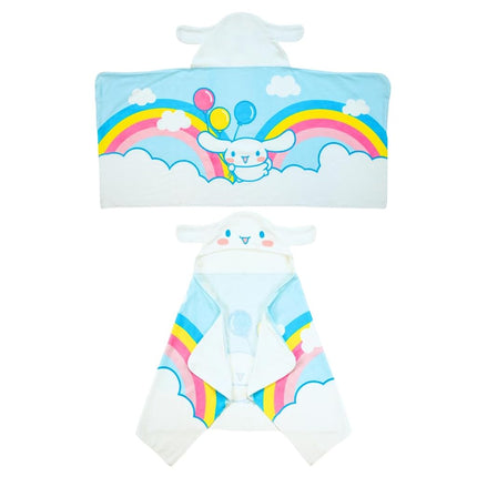 Franco Sanrio Cinnamoroll Kids Hooded Towel Super 