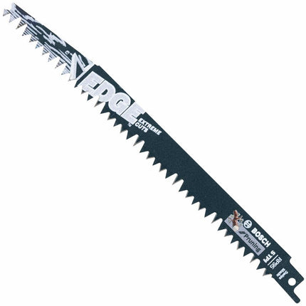 BOSCH RP95 Juego de 5 hojas de sierra de sable de 9 pulgadas y 5 TPI para poda, gris