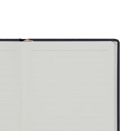 Maruman Mnemosyne Hardcover Journal, A6, 6.5mm Narrow Ruled, Navy