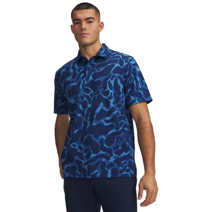 Under Armour Golf Matchplay Printed Golf Polo, (43