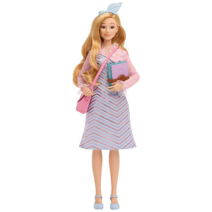 Mattel Wicked, Glinda Fashion Doll at Shiz University, Blonde Hair, School Uniform with Accessories