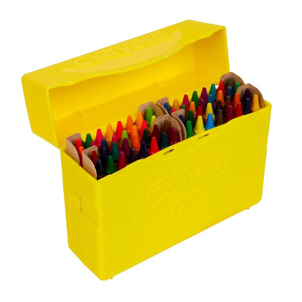 Crayola 64 Count Crayons, with Limited Edition Colors & Plastic Case, Coloring Set, Gift for Kids Ages 3 & Up