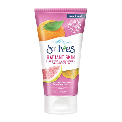 ST IVES 170g RADIANT SKIN SCRUB PINK LEMON AND MAN