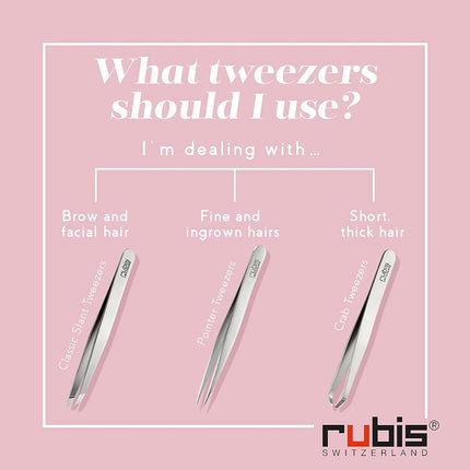Rubis Tweezer Crab Universal - 1K302C,Rubis Switzerland Swiss Made World Renowned Precision