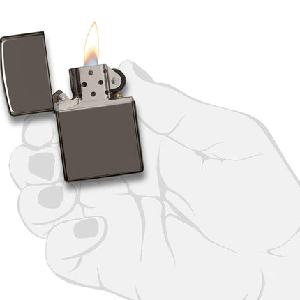 Zippo 29789 Black Ice w/Pipe Insert Lighter, Multi-Coloured