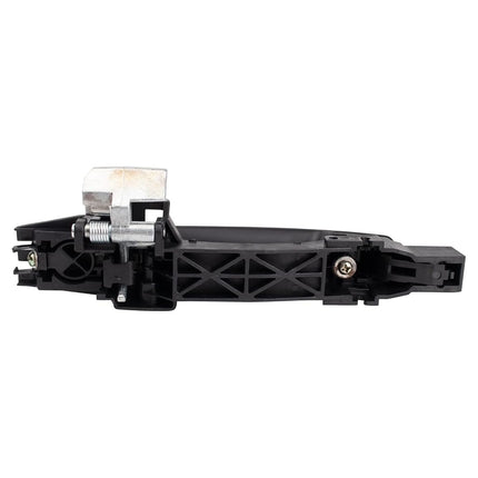 TRQ Rear Left Exterior Door Handle Black Drivers Side