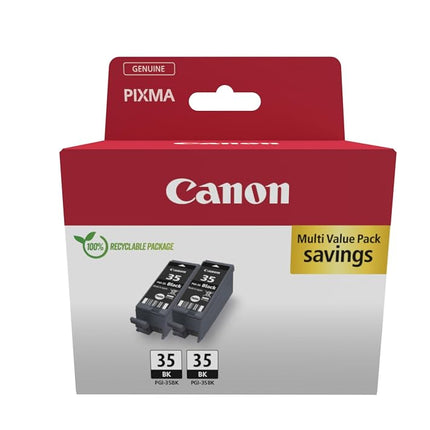 Canon PGI-35 Twin Pack of 2 Cartridges (2x Black) 