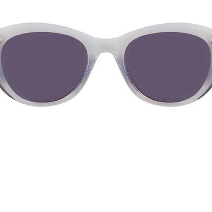 COLE HAAN Women's CH7087 Polarized Cat Eye Sunglasses, Smoke Gradient, 53/20/140, Smoke Gradient, 53/20/140