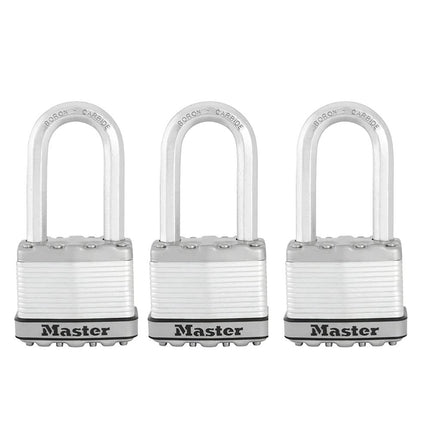 Master Lock M1XTRILHCCSEN, Triple Pack 1-3/4-Inch 