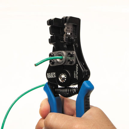 Klein Tools 11063W Wire Cutter/Wire Stripper, Heavy Duty Automatic Wire Stripper Tool for 8-20 AWG Solid and 10-22 AWG Stranded Electrical Wire