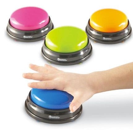 Learning Resources Answer Buzzers Classpack, Teacher Supplies, Teacher Resources, Batteries Included, Set of 12, Ages 3+ (Product is not recordable)