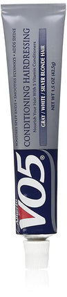 Alberto VO5 Conditioning Hairdressing for Gray, White, Silver Blonde Hair, 1.5 oz (Pack of 2)