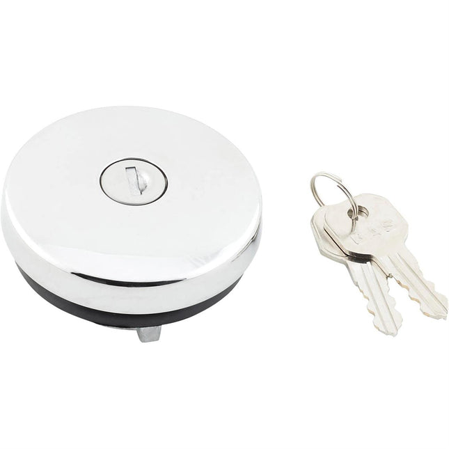 United Pacific S1301 Chrome Vented Locking Gas Cap