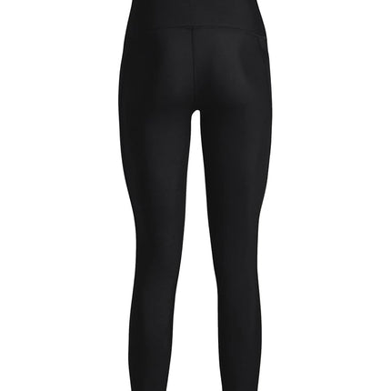 Under Armour Women's HeatGear Leggings De Tobillo Con Cintura Alta Antideslizante, Blacks, XL Tall